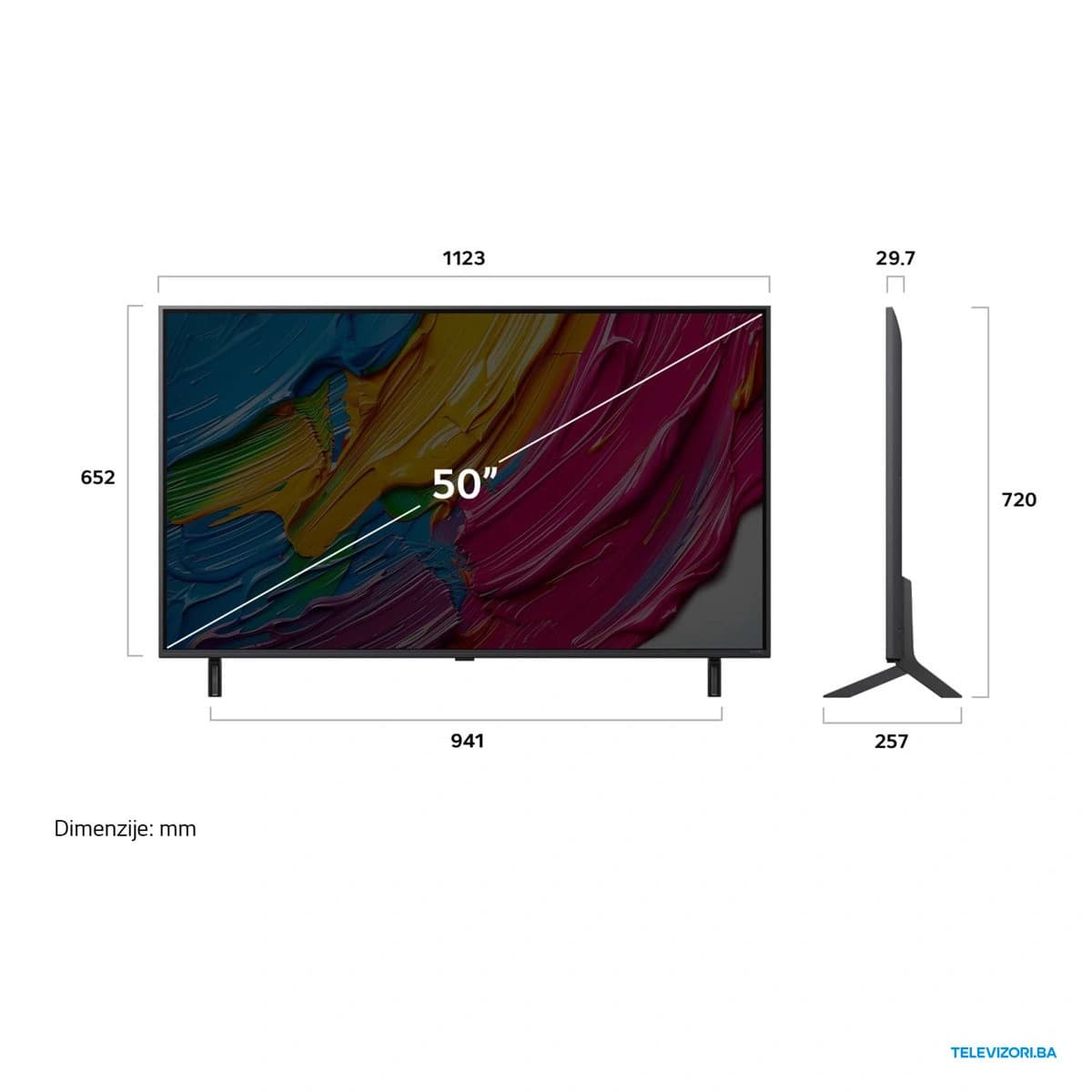 Dimenzije televizora