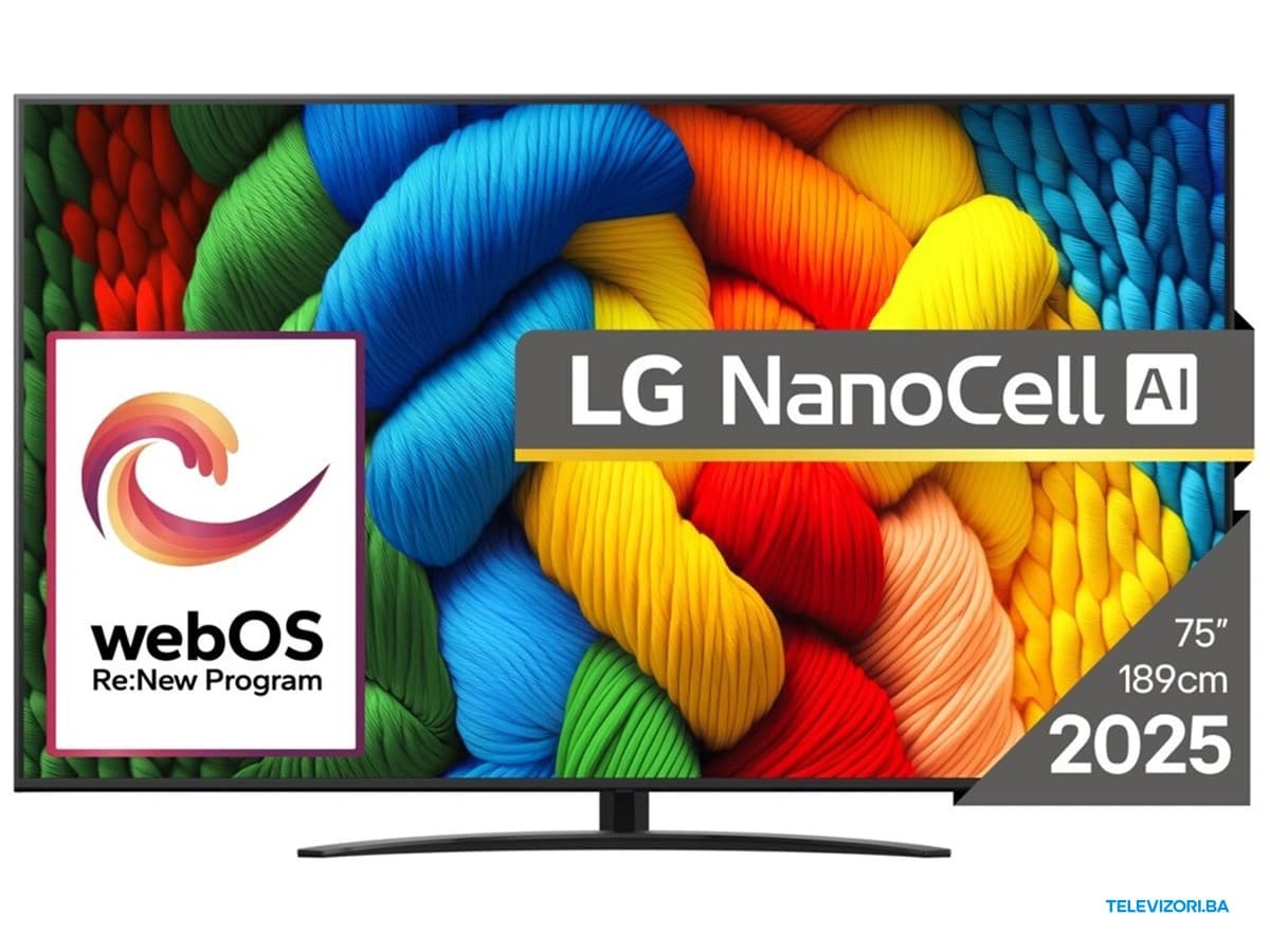 75″ LG 4K UHD NanoCell Smart TV 75NANO81A3A