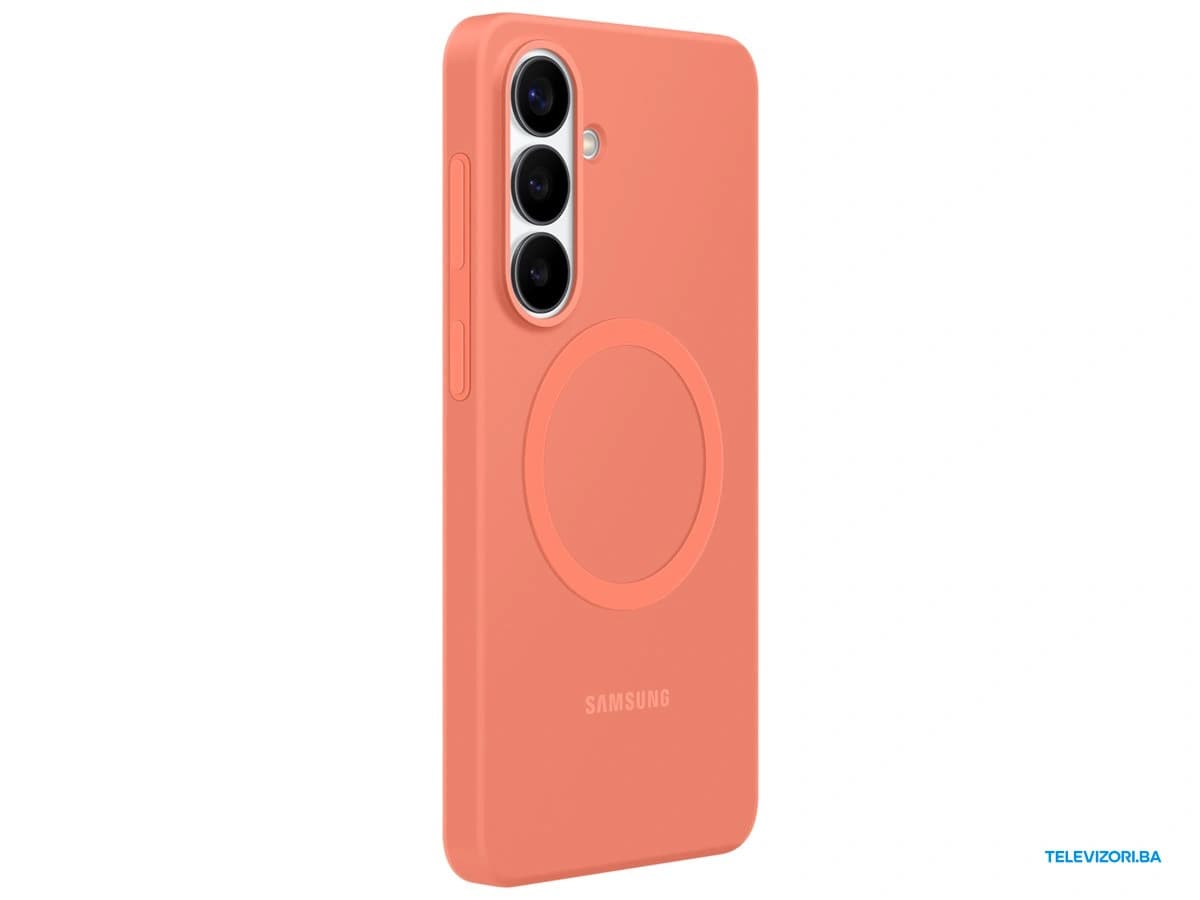 Samsung Galaxy S26+ Silicone Magnet Case Coralred