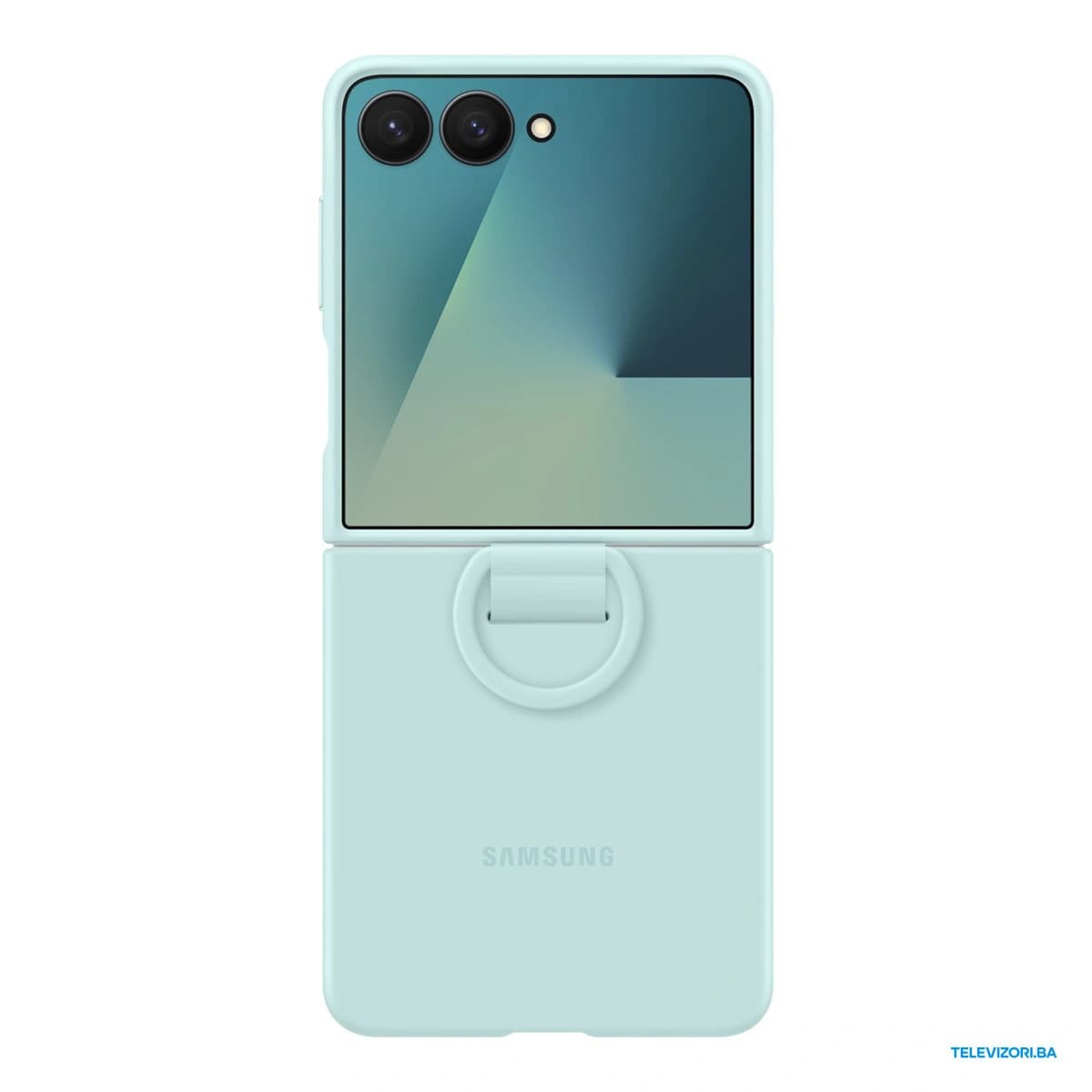 Samsung Galaxy Z Flip7 Ring Case (Silicone) Mint