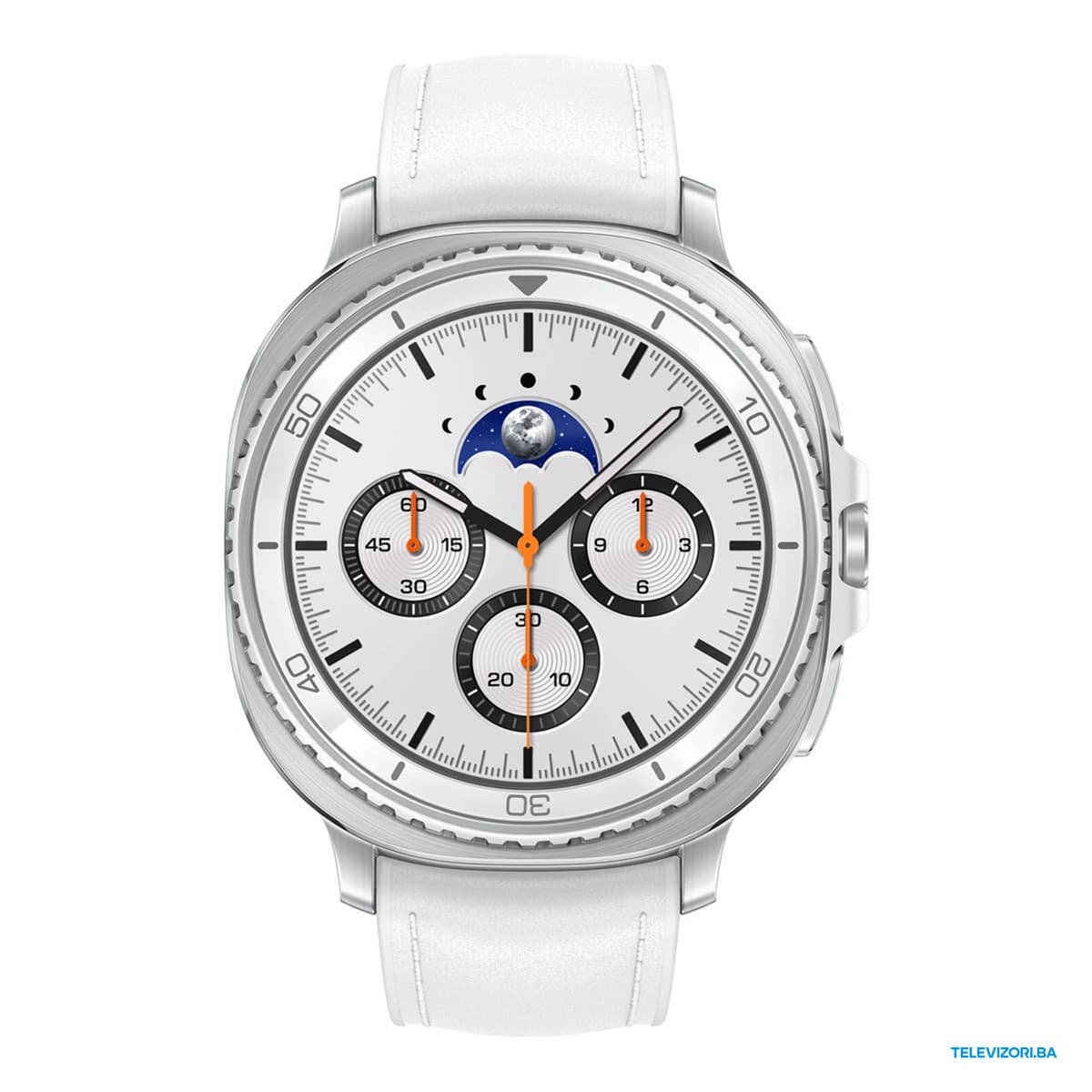 Samsung Galaxy Watch8 Classic 46mm BT White – prednja strana