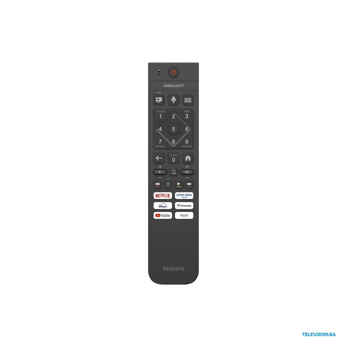 55″ Philips 4K UHD OLED Smart TV 55OLED801/12 – daljinski upravljač