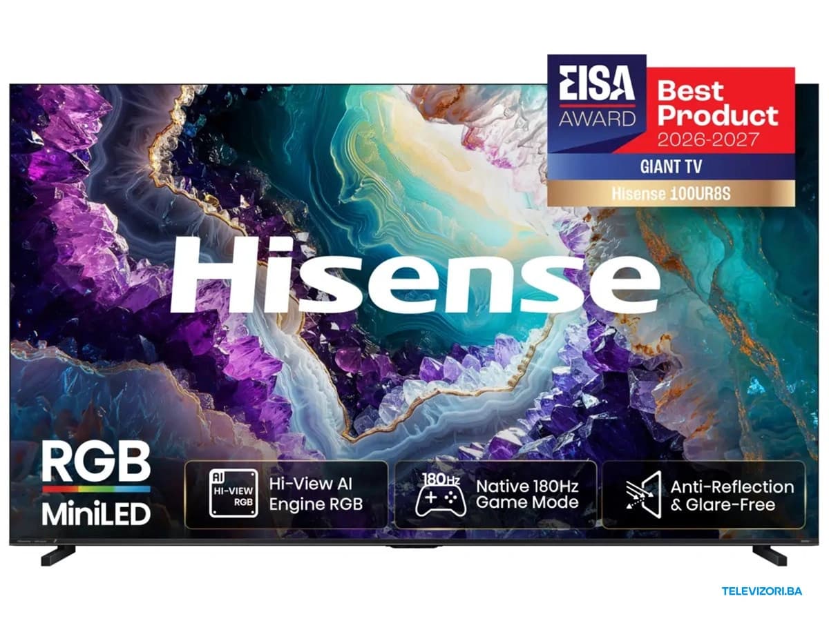 100″ Hisense 4K UHD RGB MiniLED Smart TV 100UR8S