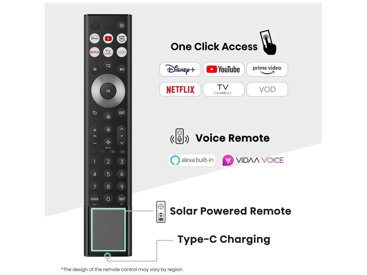 Solarni daljinski upravljač Hisense 65U7Q PRO