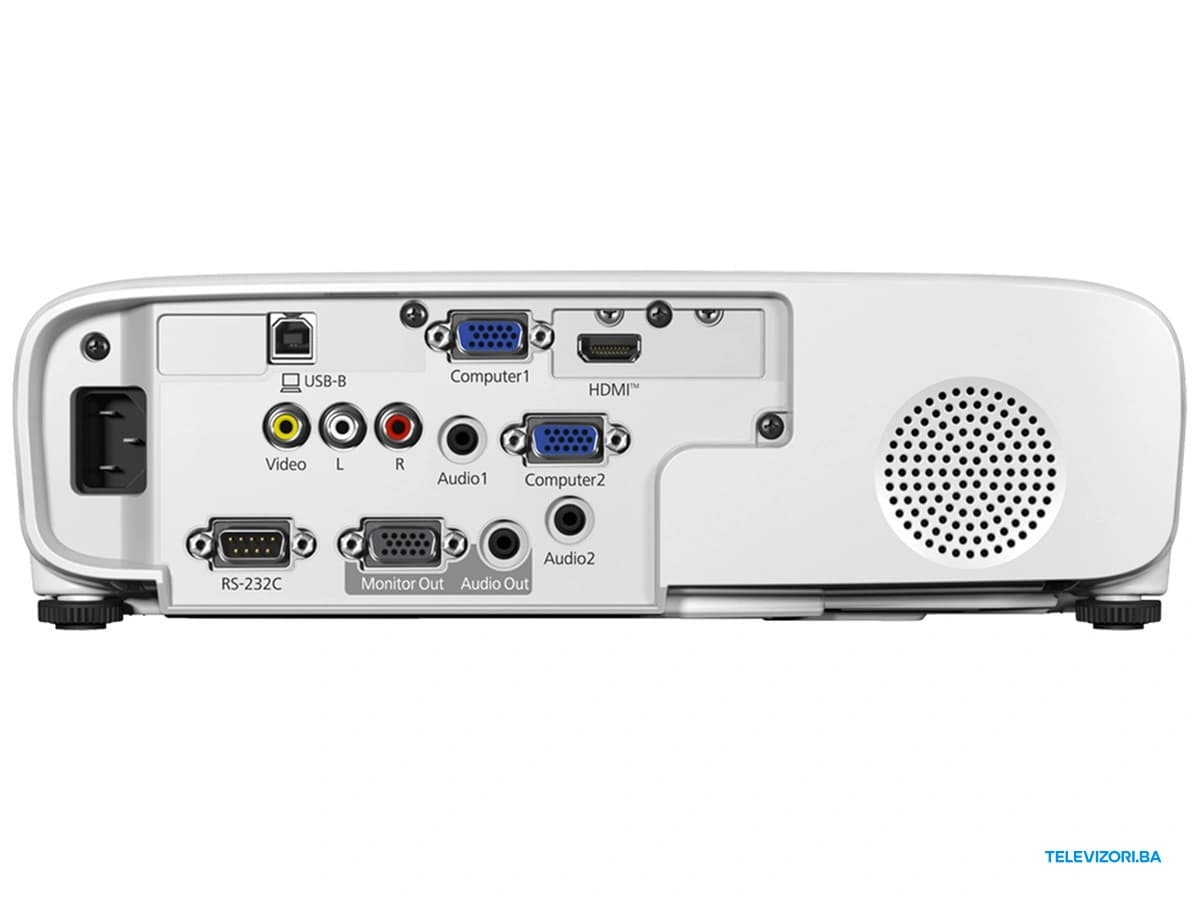 Epson EB-E24 projektor – poleđina i priključci