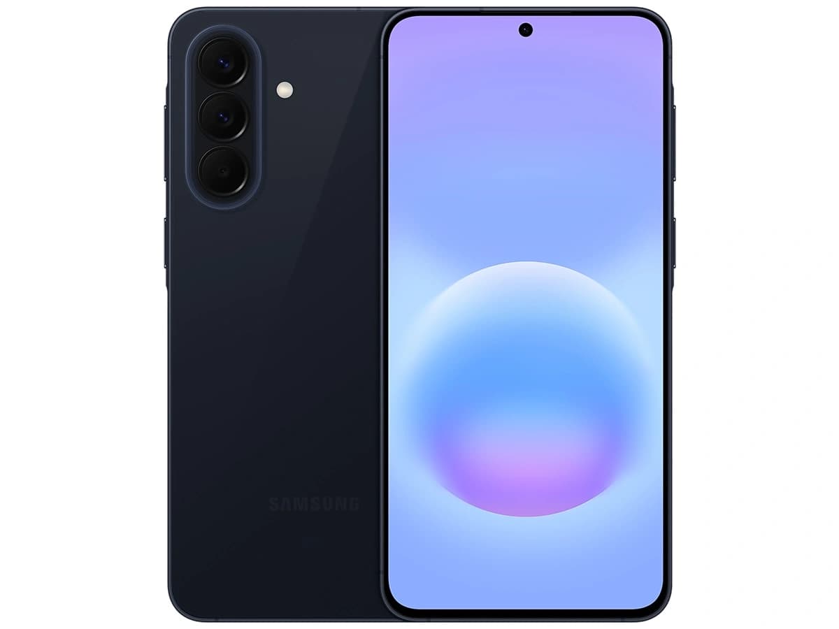Samsung Galaxy A57 Awesome Navy – prednja strana i poleđina