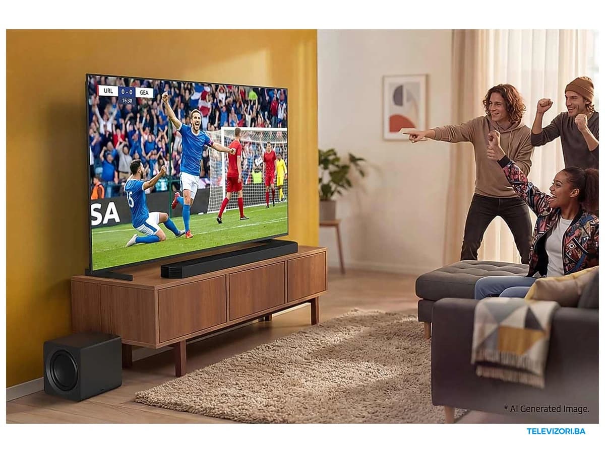Samsung HW-Q800H soundbar – u dnevnom boravku