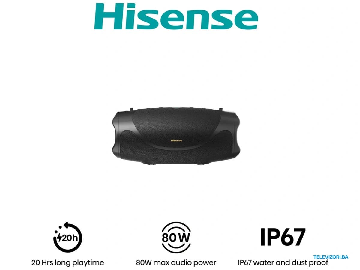 Hisense FlexBoom bluetooth zvučnik – prednja strana