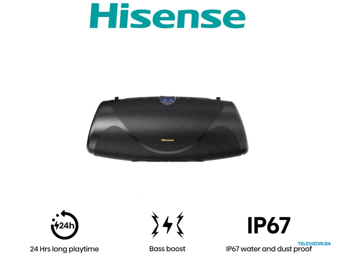 Hisense WeBoom bluetooth zvučnik – prednja strana