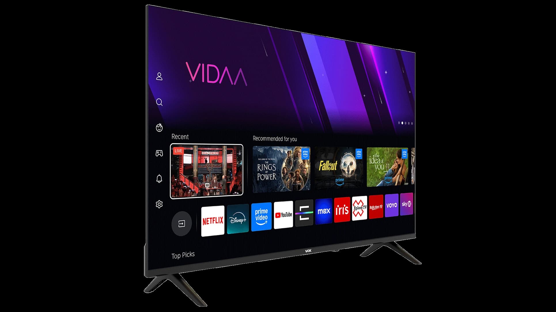 43″ VOX Full HD LED Smart TV 43QVF684