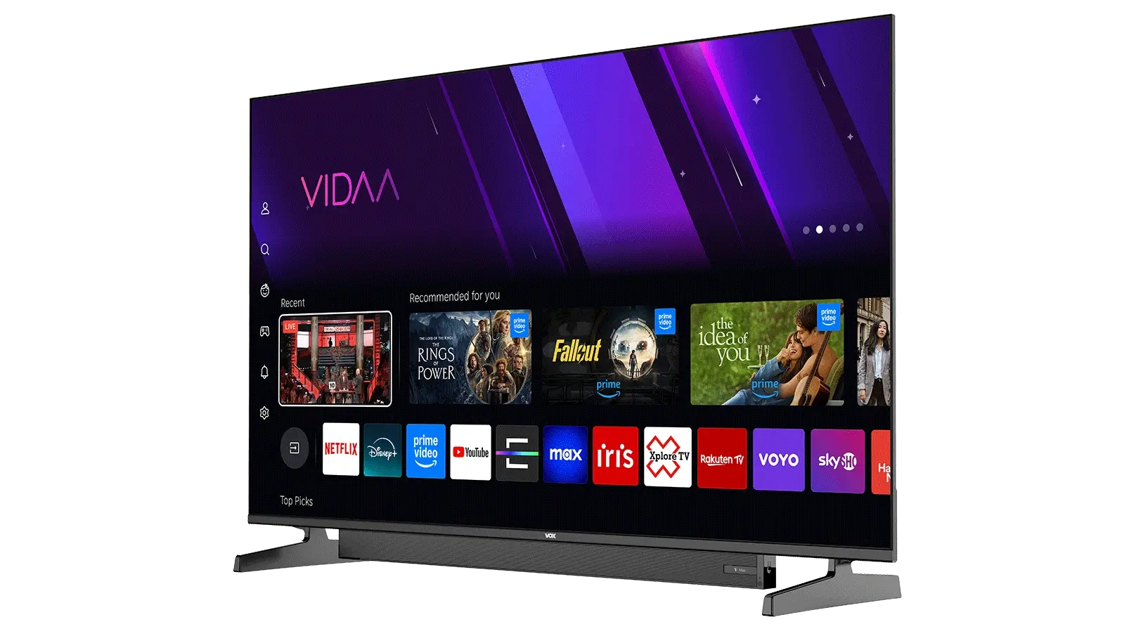 50″ VOX 4K UHD LED Smart TV 50SBV684U