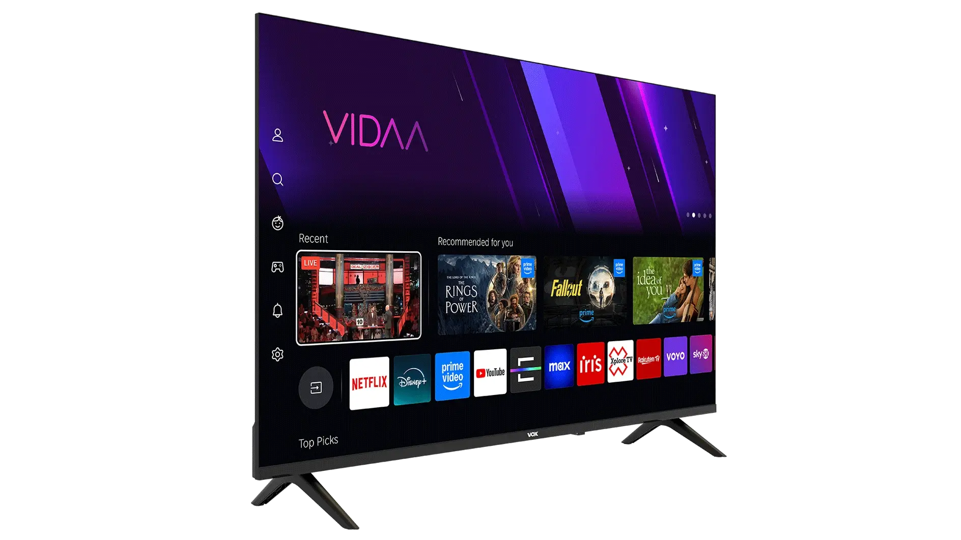 50″ VOX 4K UHD LED Smart TV 50VYU684