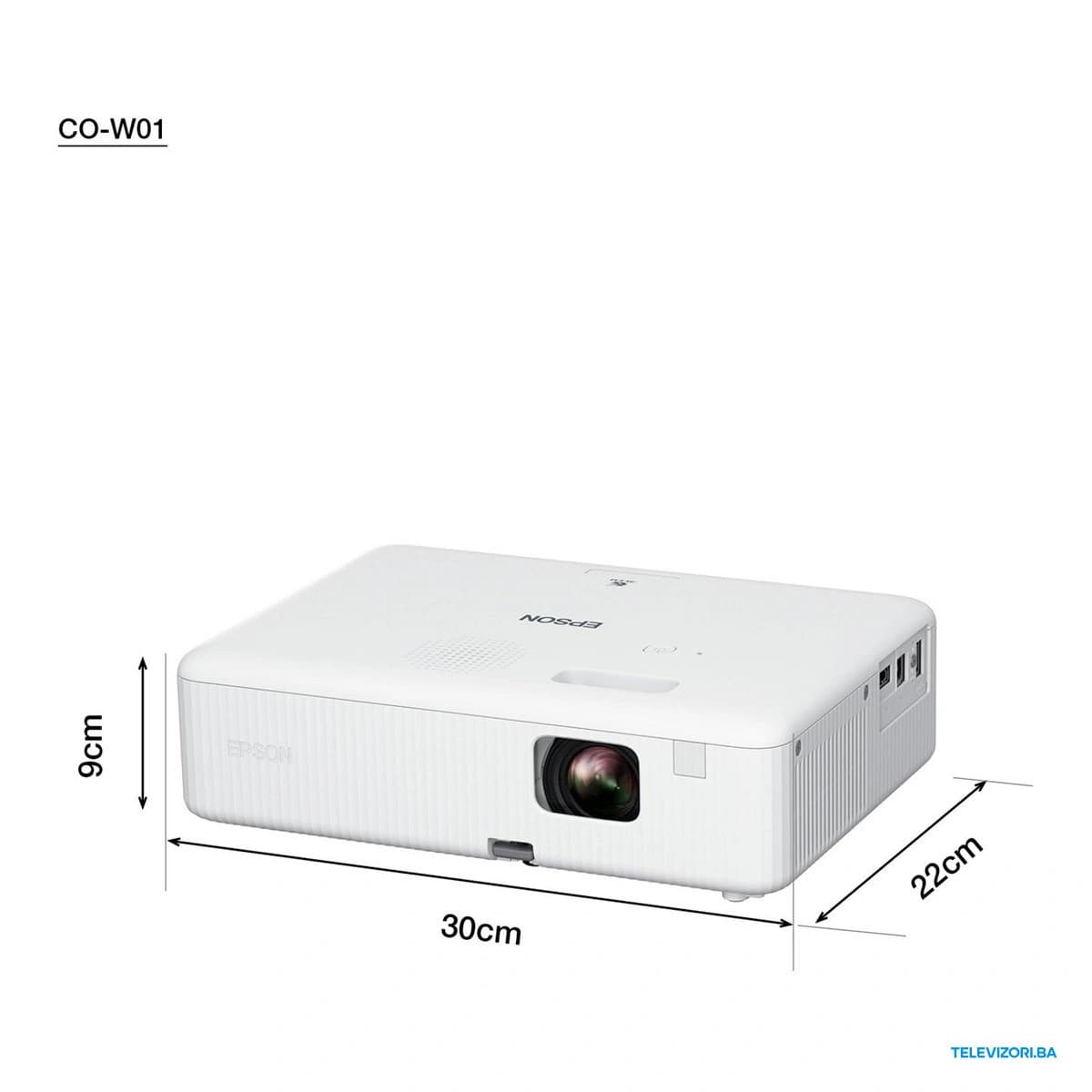 Projektor Epson CO-W01 WXGA 3LCD 3000 lm