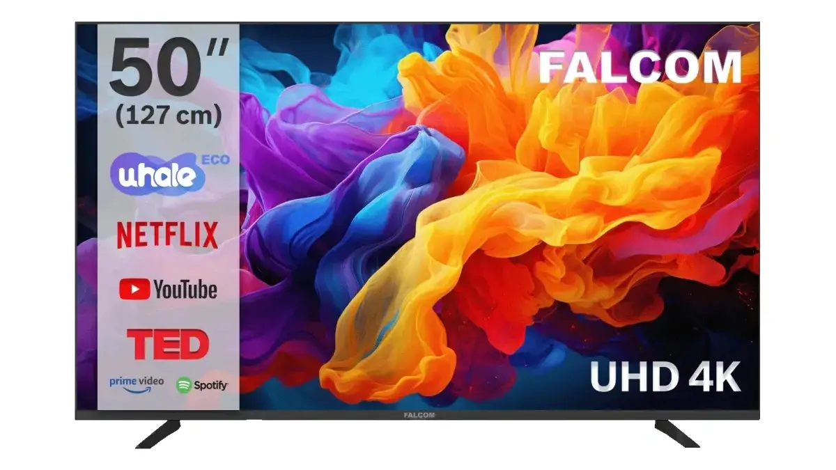 50″ Falcom 4K UHD LED Smart TV TV-50LTF024SM WOS