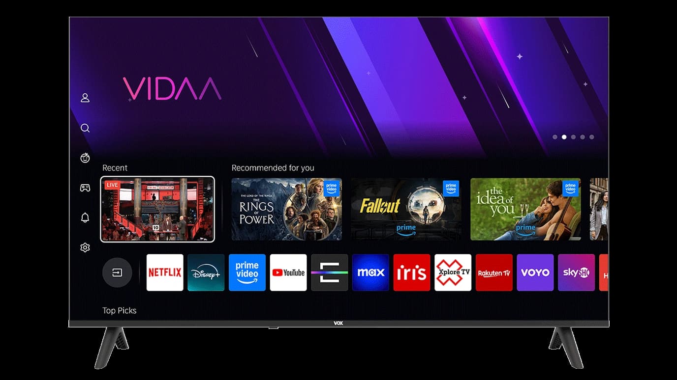 50″ VOX 4K UHD LED Smart TV 50QVU684